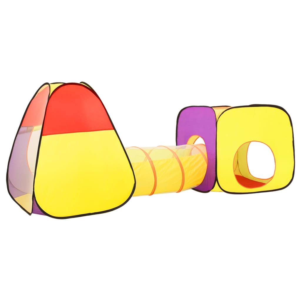 vidaXL Tente de jeu pour enfants 250 balles Multicolore 255x80x100 cm
