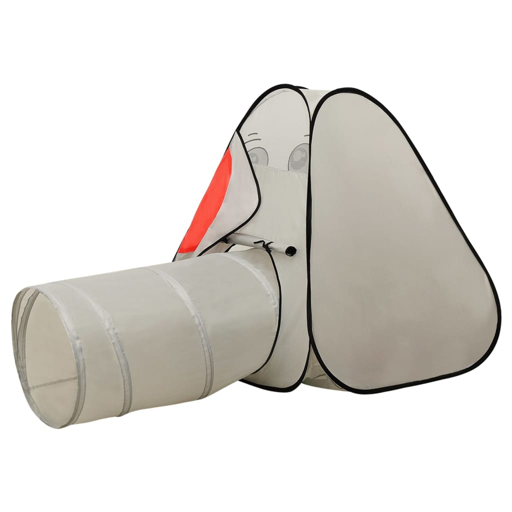 vidaXL Tente de jeu pour enfants 250 balles Éléphant Gris 174x86x101cm
