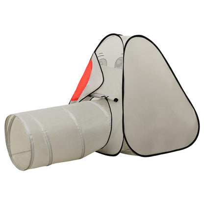 vidaXL Tente de jeu pour enfants 250 balles Éléphant Gris 174x86x101cm