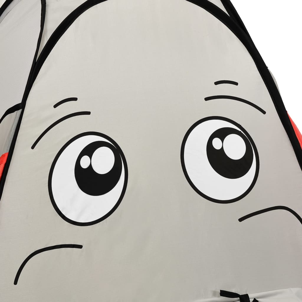 vidaXL Tente de jeu pour enfants 250 balles Éléphant Gris 174x86x101cm