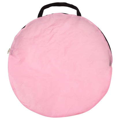 vidaXL Tente de jeu pour enfants avec 250 balles Rose 100x100x127 cm