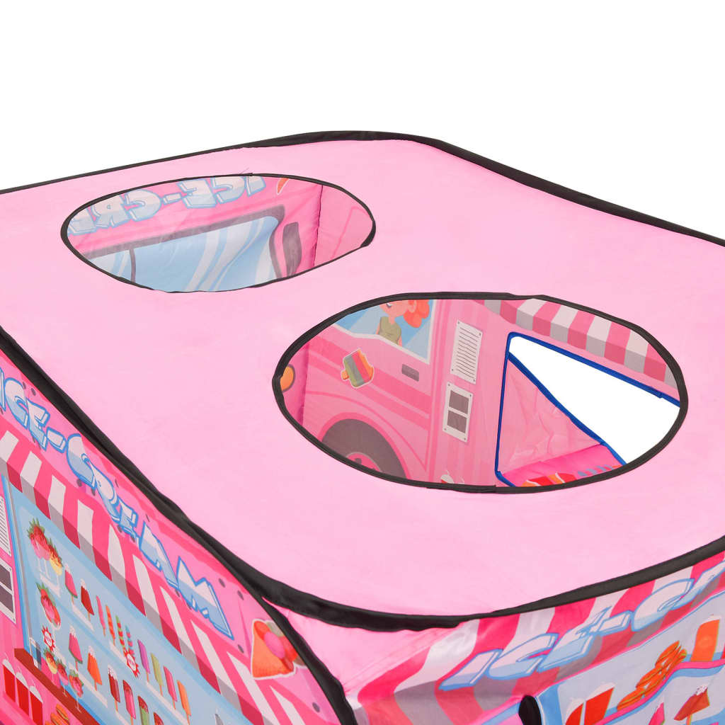 vidaXL Tente de jeu pour enfants avec 250 balles Rose 70x112x70 cm