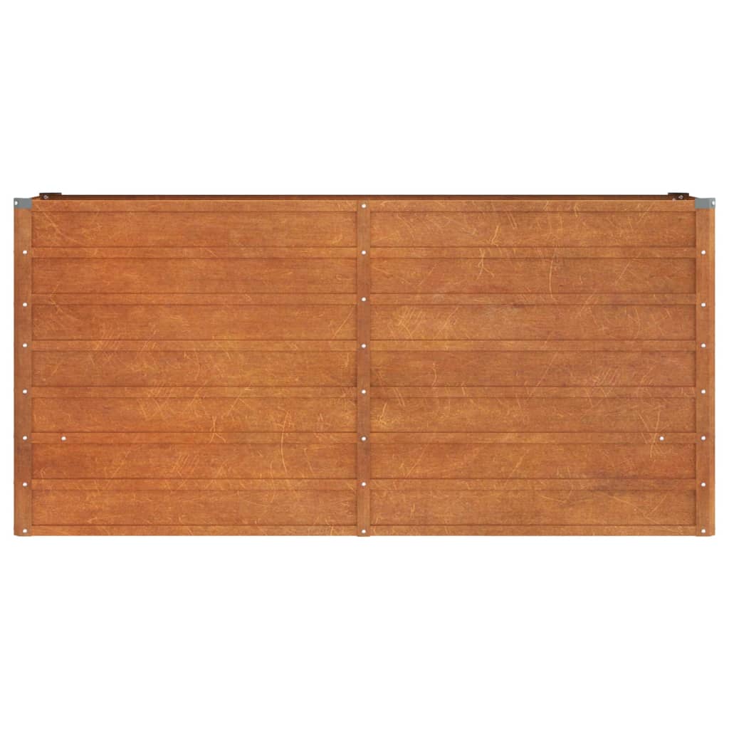 vidaXL Lit surélevé de jardin rouillé 160x40x77 cm acier corten