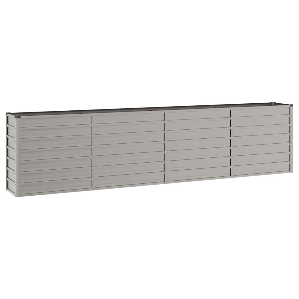vidaXL Lit surélevé de jardin rouillé 320x40x77 cm acier corten