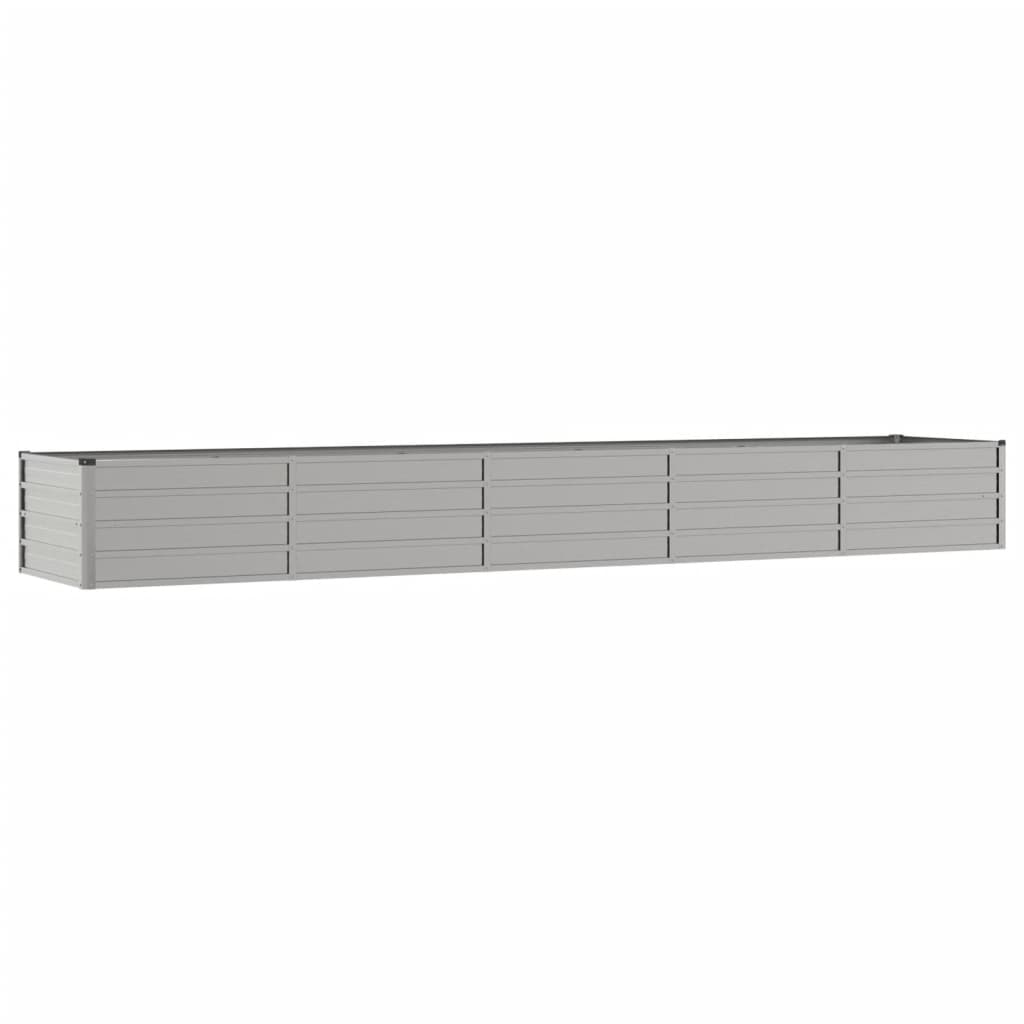 vidaXL Lit surélevé de jardin rouillé 400x80x45 cm acier corten
