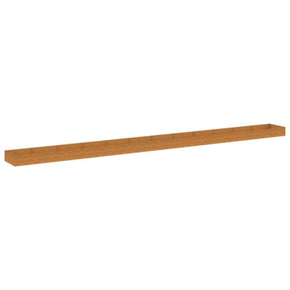 vidaXL Lit surélevé de jardin 1150x100x36 cm acier corten