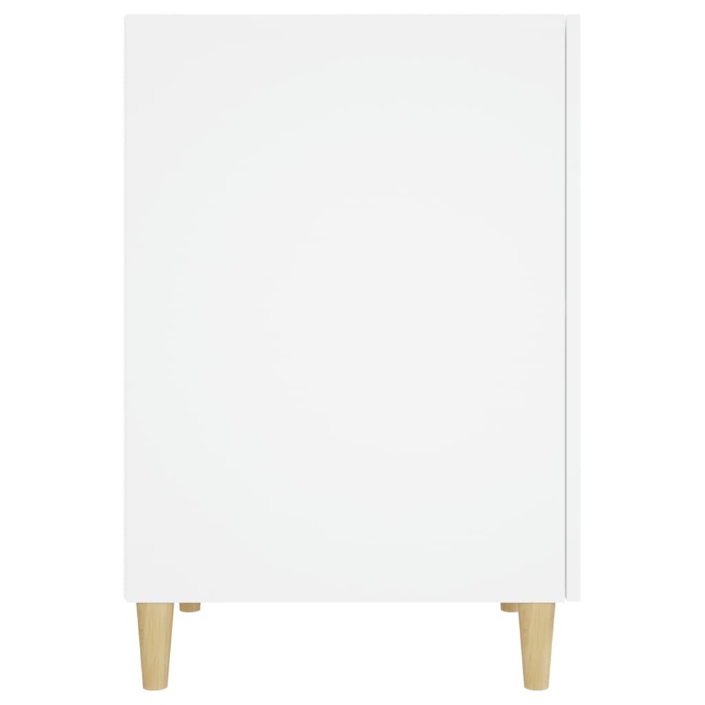 vidaXL Bureau Blanc 140x50x75 cm Bois d'ingénierie