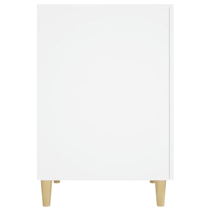 vidaXL Bureau Blanc 140x50x75 cm Bois d'ingénierie