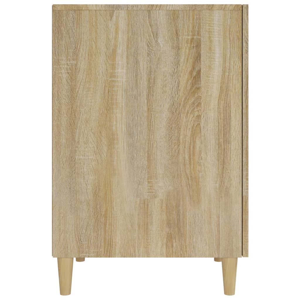 vidaXL Bureau Chêne sonoma 140x50x75 cm Bois d'ingénierie