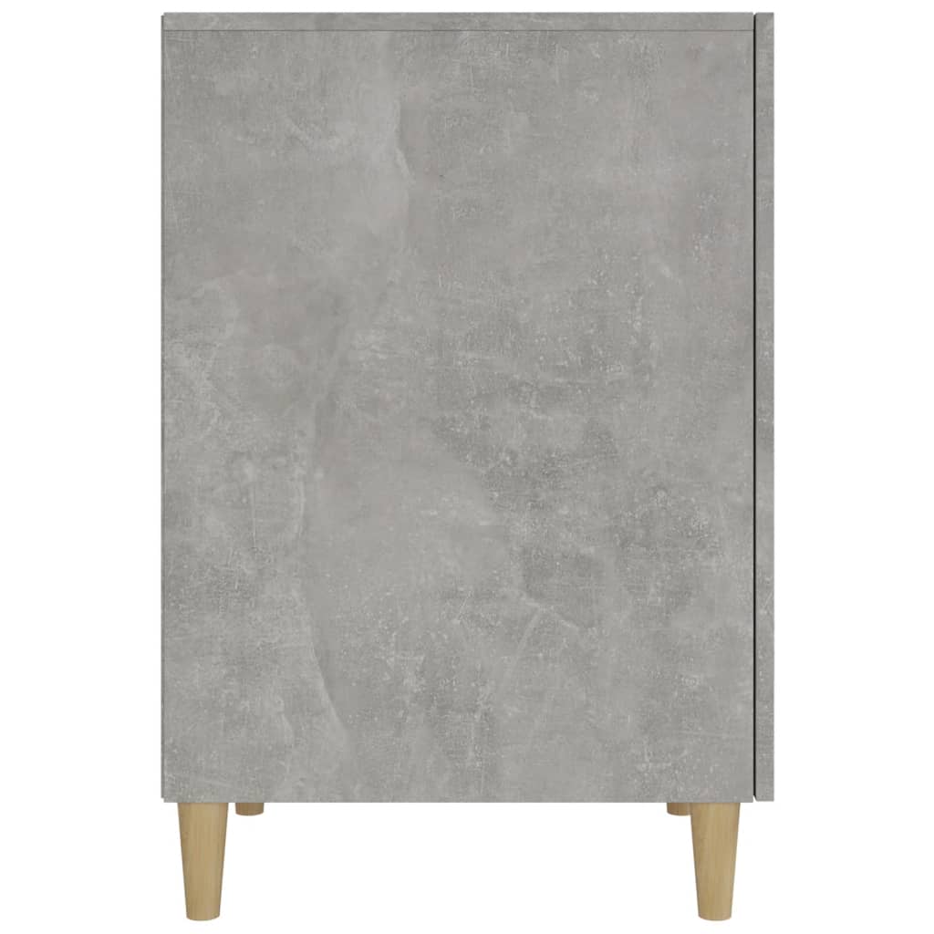 vidaXL Bureau Gris béton 140x50x75 cm Bois d'ingénierie
