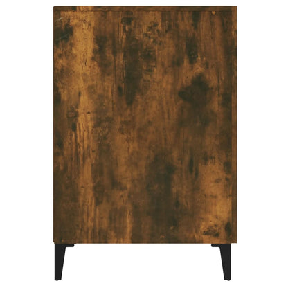 vidaXL Bureau Chêne fumé 140x50x75 cm Bois d'ingénierie