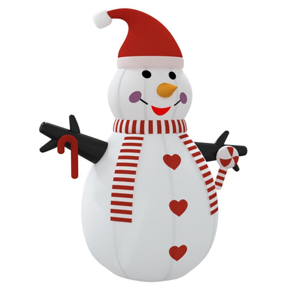 vidaXL Bonhomme de neige gonflable avec LED 250 cm