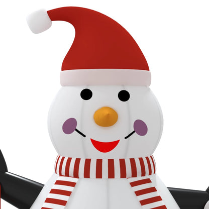 vidaXL Bonhomme de neige gonflable avec LED 250 cm