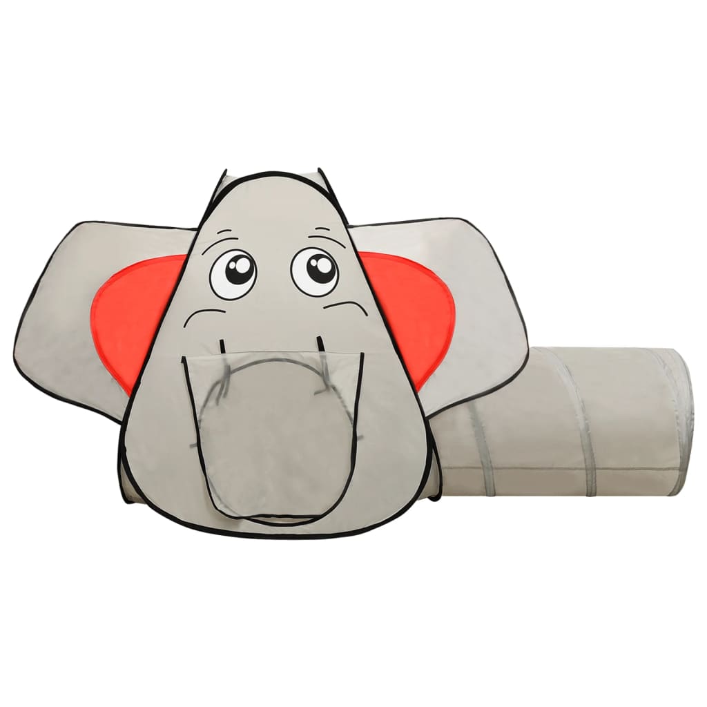 vidaXL Tente de jeu pour enfants Éléphant Gris 174x86x101 cm