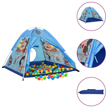 vidaXL Tente de jeu pour enfants Bleu 120x120x90 cm