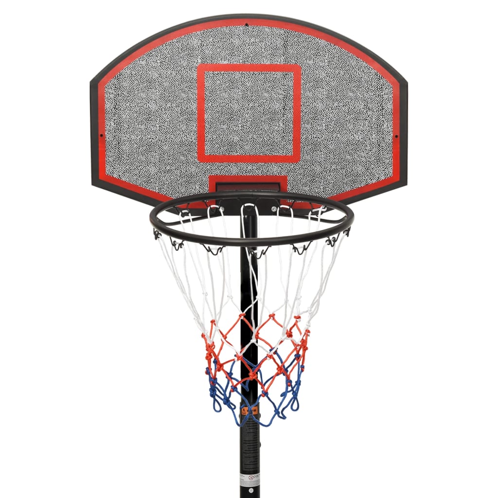vidaXL Support de basket-ball Noir 216-250 cm Polyéthylène