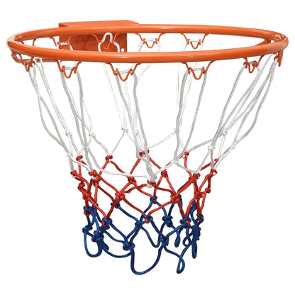 vidaXL Cerceau de basket Orange 39 cm Acier