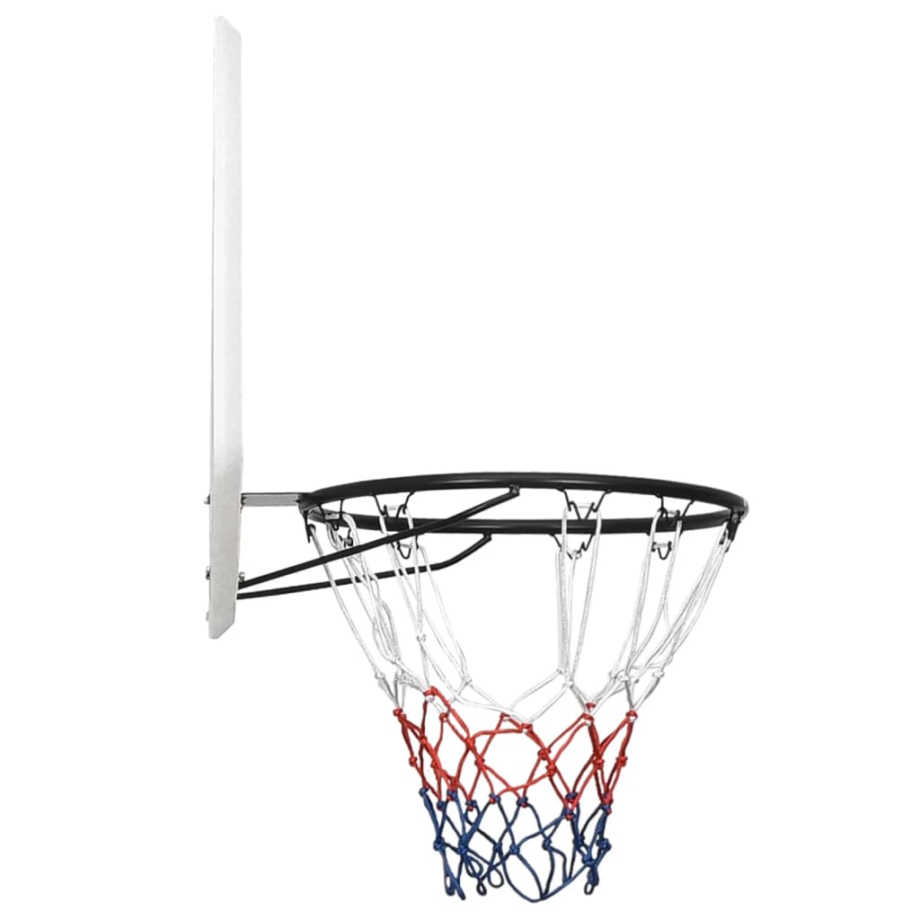 vidaXL Panneau de basket-ball Blanc 90x60x2 cm Polyéthylène