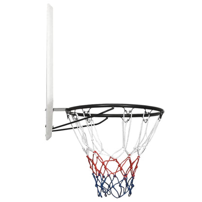 vidaXL Panneau de basket-ball Blanc 90x60x2 cm Polyéthylène