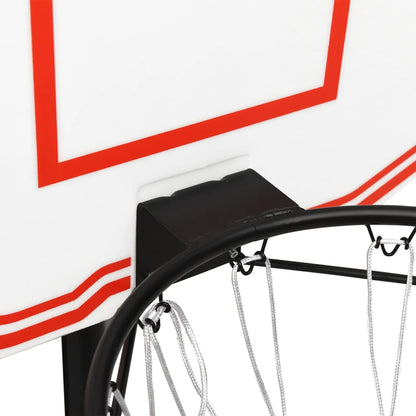 vidaXL Panneau de basket-ball Blanc 90x60x2 cm Polyéthylène