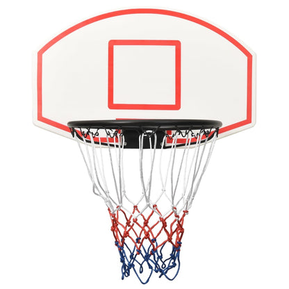 vidaXL Panneau de basket-ball Blanc 71x45x2 cm Polyéthylène