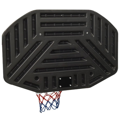 vidaXL Panneau de basket-ball Noir 109x71x3 cm Polyéthylène