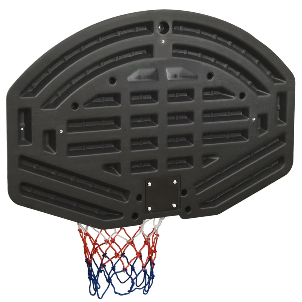 vidaXL Panneau de basket-ball Noir 90x60x2 cm Polyéthylène