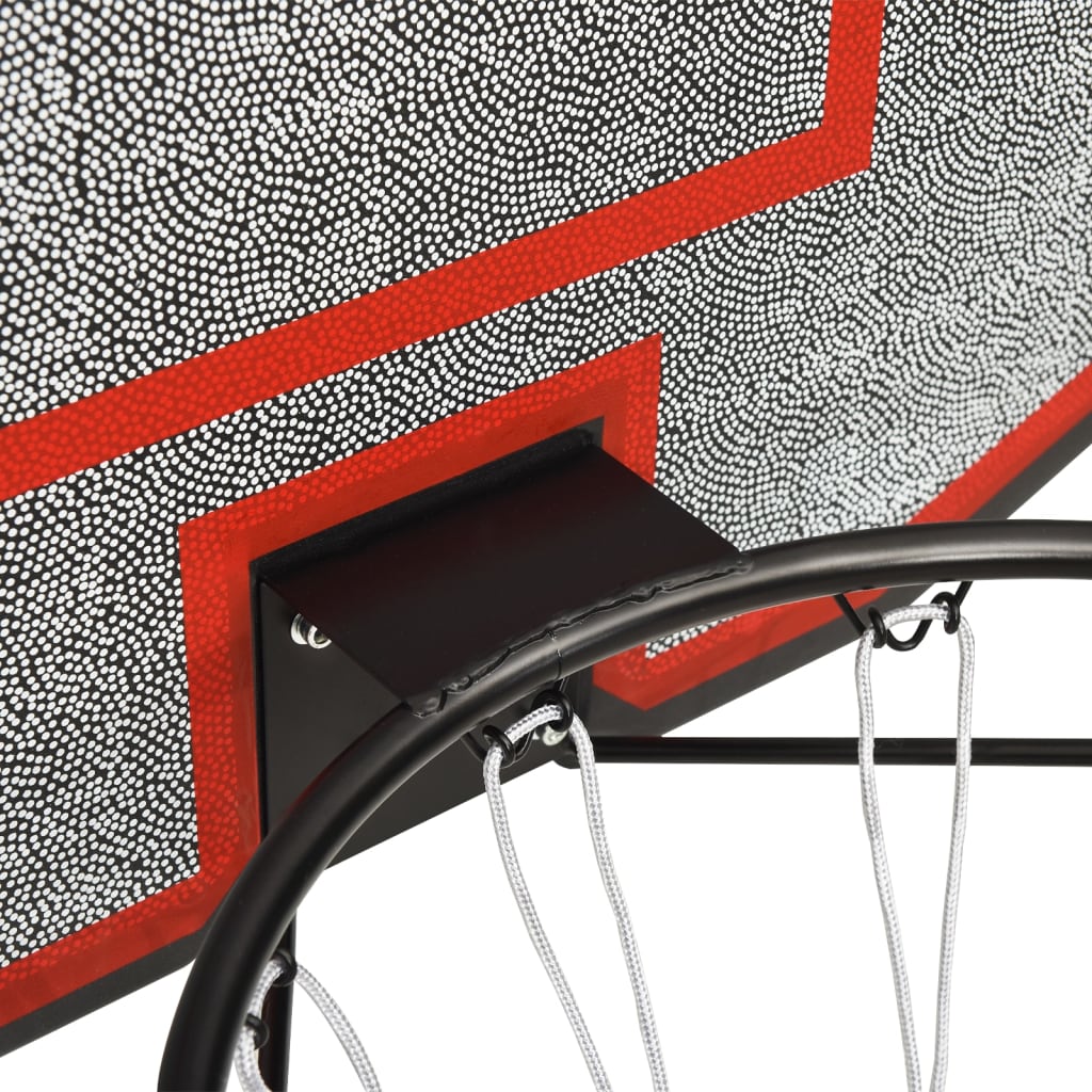 vidaXL Panneau de basket-ball Noir 90x60x2 cm Polyéthylène
