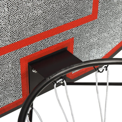 vidaXL Panneau de basket-ball Noir 90x60x2 cm Polyéthylène