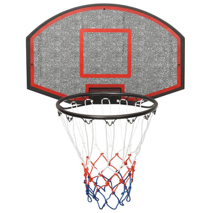 vidaXL Panneau de basket-ball Noir 71x45x2 cm Polyéthylène