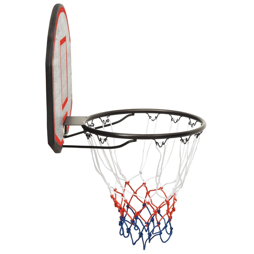 vidaXL Panneau de basket-ball Noir 71x45x2 cm Polyéthylène