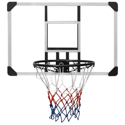 vidaXL Panneau de basket-ball Transparent 90x60x2,5 cm Polycarbonate
