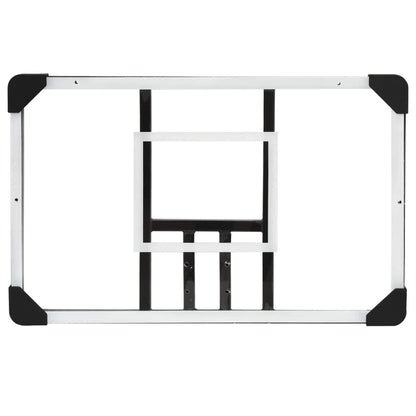 vidaXL Panneau de basket-ball Transparent 71x45x2,5 cm Polycarbonate