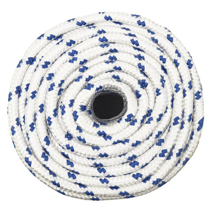 vidaXL Corde de bateau Blanc 12 mm 25 m Polypropylène