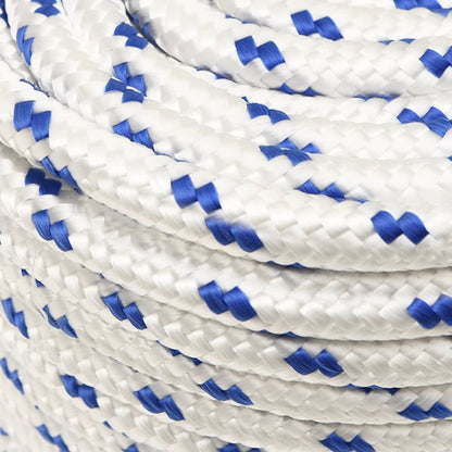 vidaXL Corde de bateau Blanc 14 mm 100 m Polypropylène