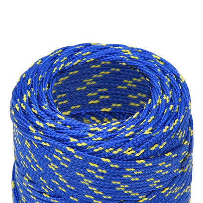 vidaXL Corde de bateau Bleu 2 mm 25 m Polypropylène