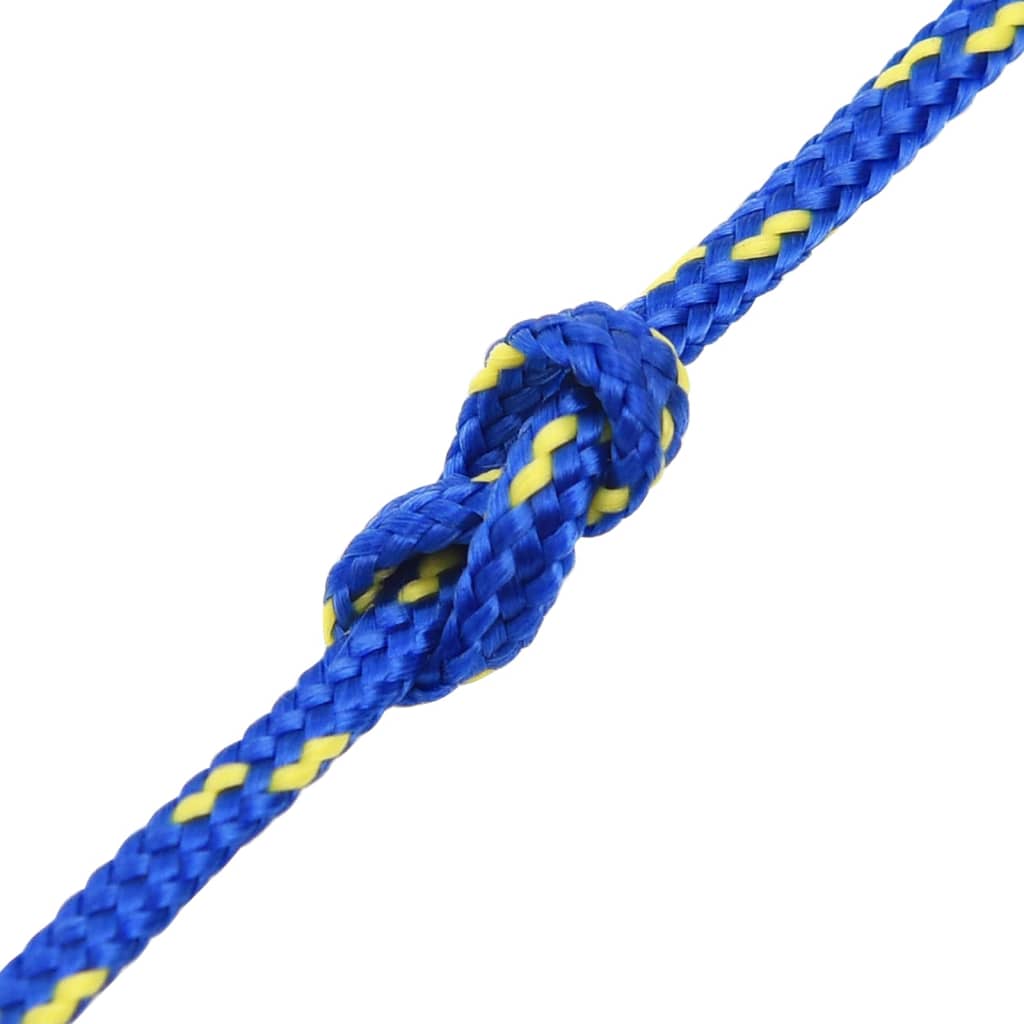 vidaXL Corde de bateau Bleu 2 mm 100 m Polypropylène