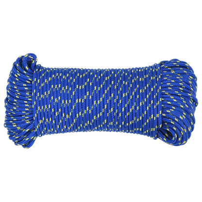 vidaXL Corde de bateau Bleu 3 mm 250 m Polypropylène