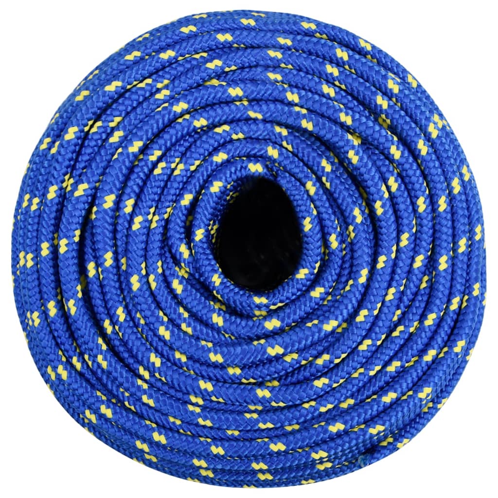 vidaXL Corde de bateau Bleu 6 mm 250 m Polypropylène