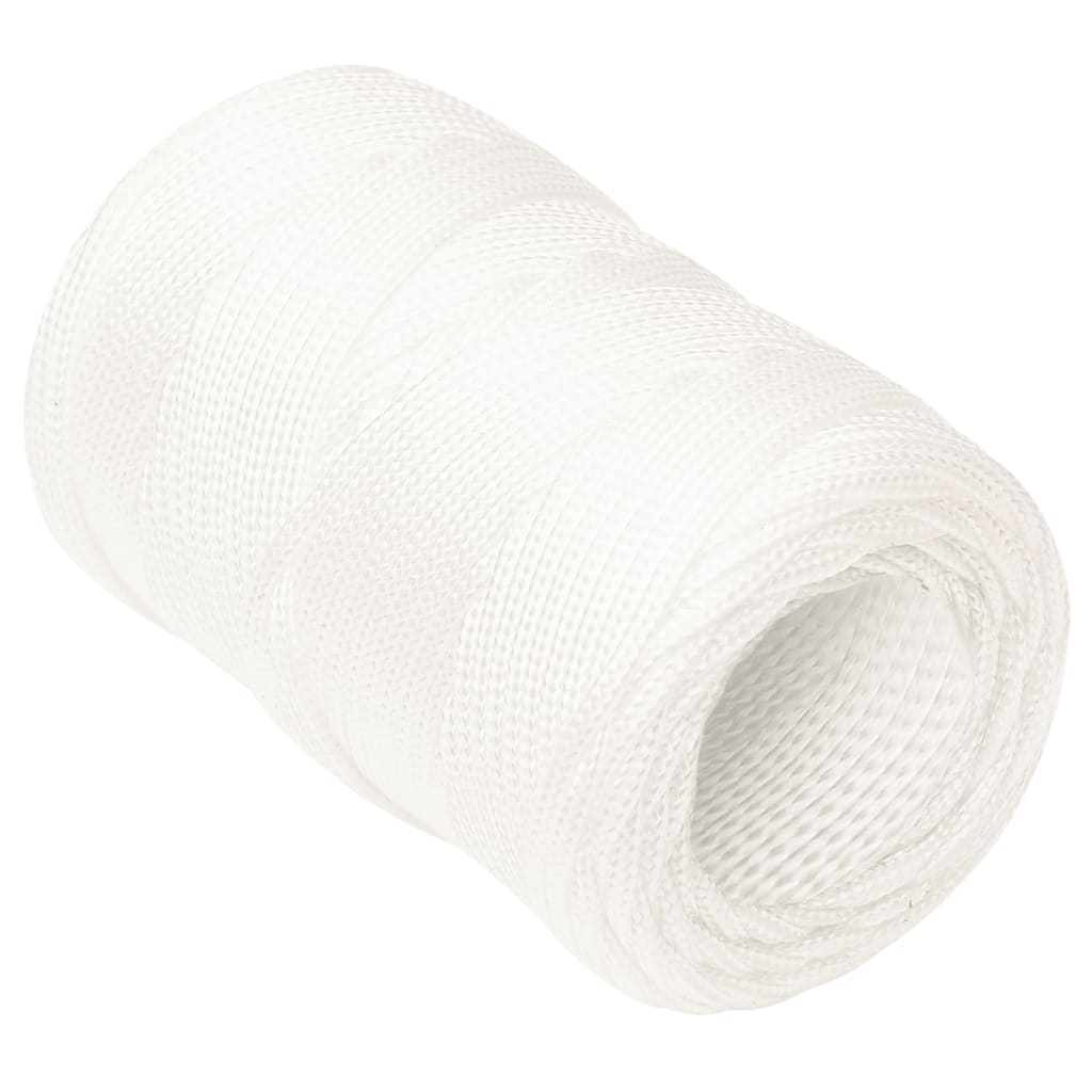 vidaXL Corde de bateau Blanc complet 2 mm 25 m Polypropylène