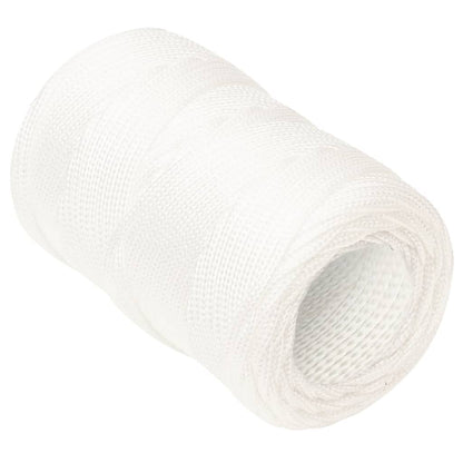 vidaXL Corde de bateau Blanc complet 2 mm 250 m Polypropylène