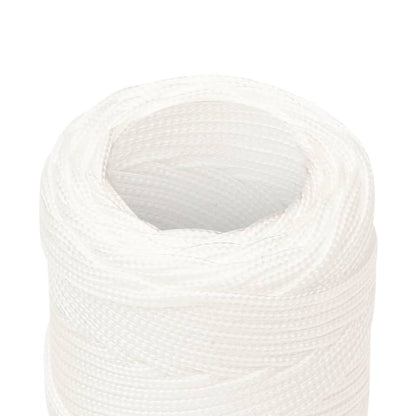 vidaXL Corde de bateau Blanc complet 2 mm 250 m Polypropylène