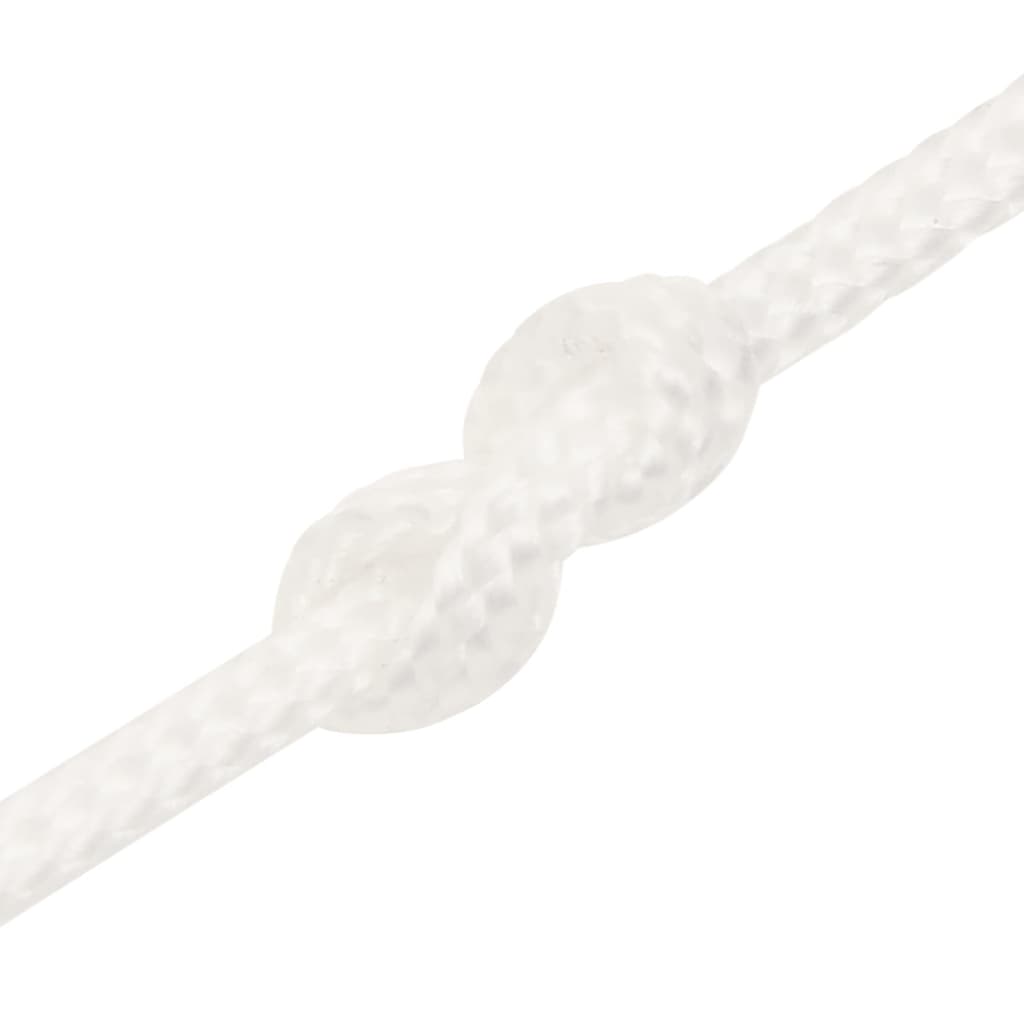 vidaXL Corde de bateau Blanc complet 2 mm 250 m Polypropylène