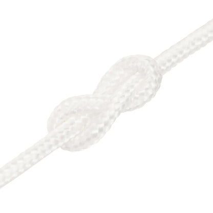 vidaXL Corde de bateau Blanc complet 3 mm 100 m Polypropylène
