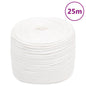 vidaXL Corde de bateau Blanc complet 6 mm 25 m Polypropylène