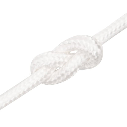 vidaXL Corde de bateau Blanc complet 8 mm 25 m Polypropylène
