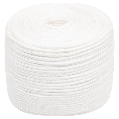 vidaXL Corde de bateau Blanc complet 10 mm 500 m Polypropylène