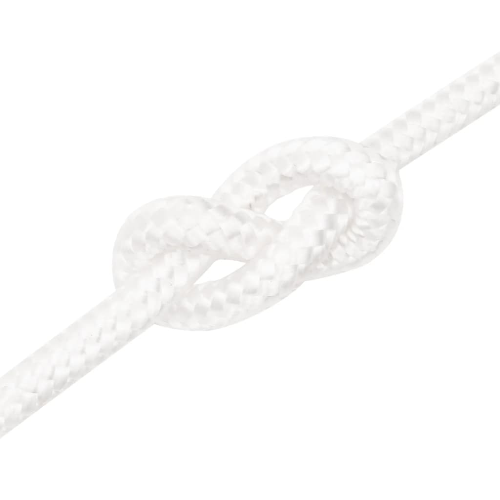 vidaXL Corde de bateau Blanc complet 14 mm 250 m polypropylène