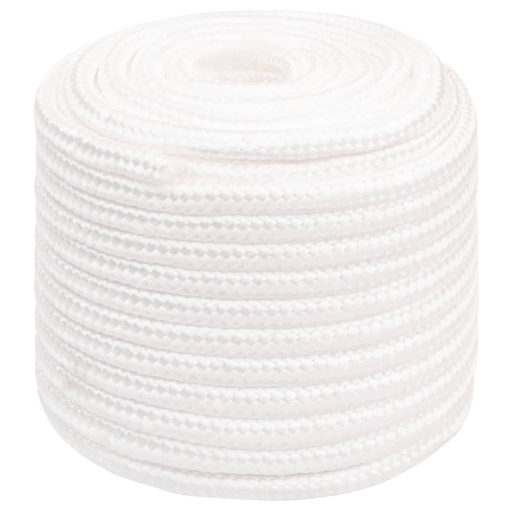 vidaXL Corde de bateau Blanc complet 18 mm 100 m Polypropylène