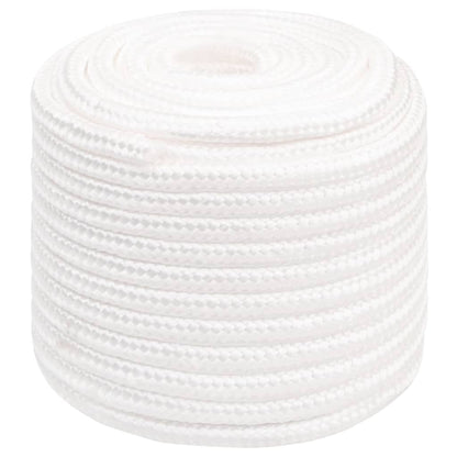 vidaXL Corde de bateau Blanc complet 18 mm 100 m Polypropylène